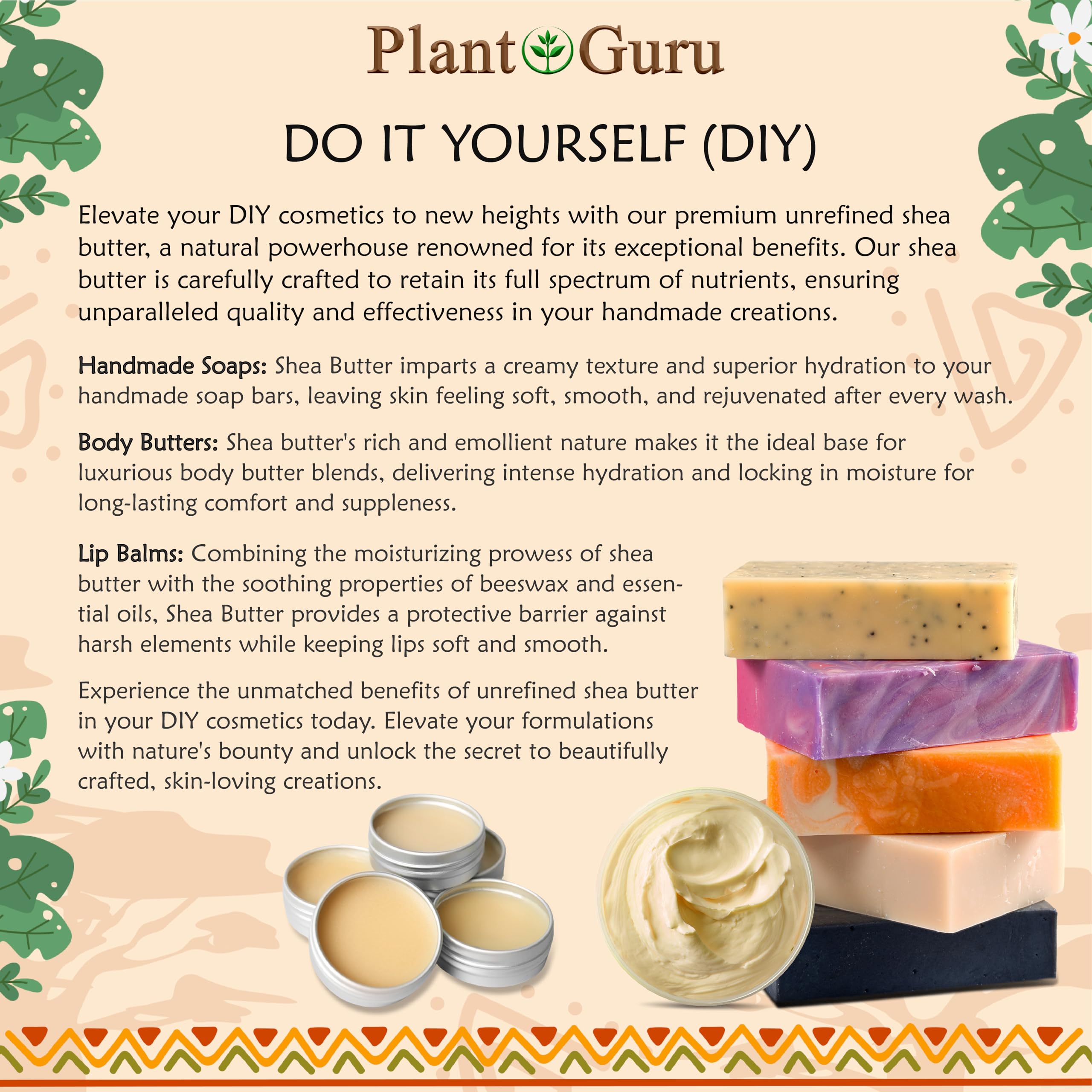 Plant Guru Aceite de Nuez de Karité, mascarilla capilar nutritiva