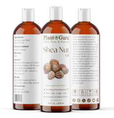 Plant Guru Aceite de Nuez de Karité, textura ligera para cuidado diario de la piel