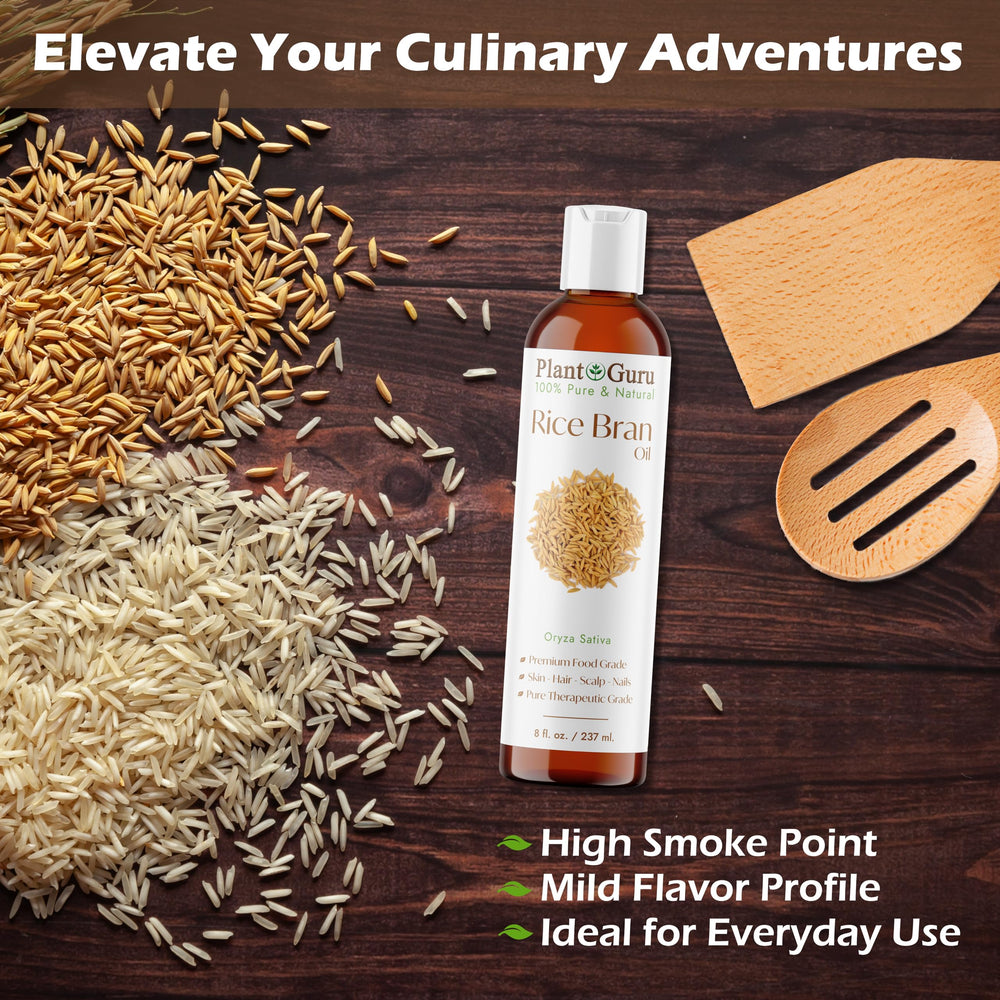 Punto de humo alto, apto para saltear en cocina con Plant Guru.