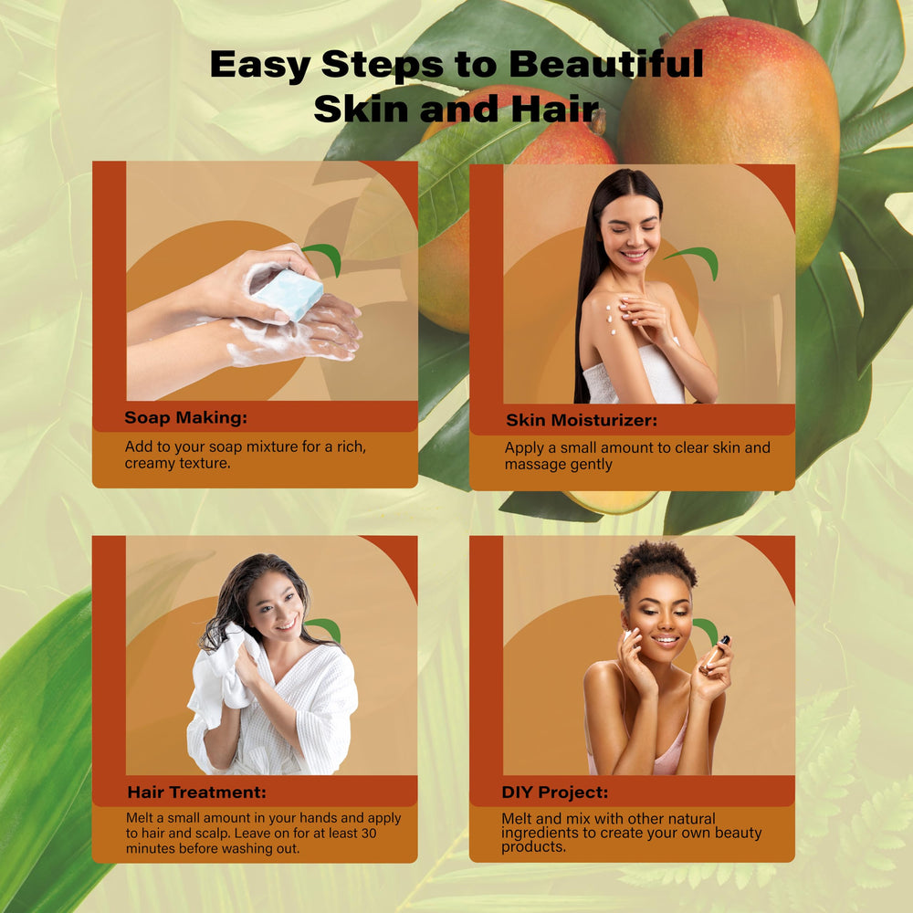 Textura suave de Plant Guru Manteca de Mango en frasco
