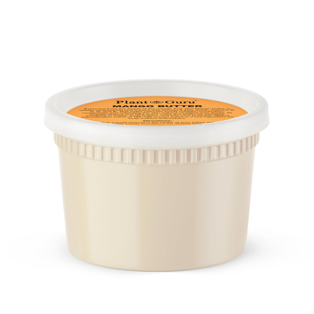 Plant Guru Mango Butter vertido en botella, ideal para uso diario