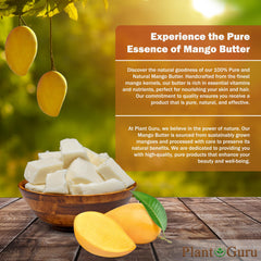Mango Butter Plant Guru, rico en vitaminas para el cuidado de la piel
