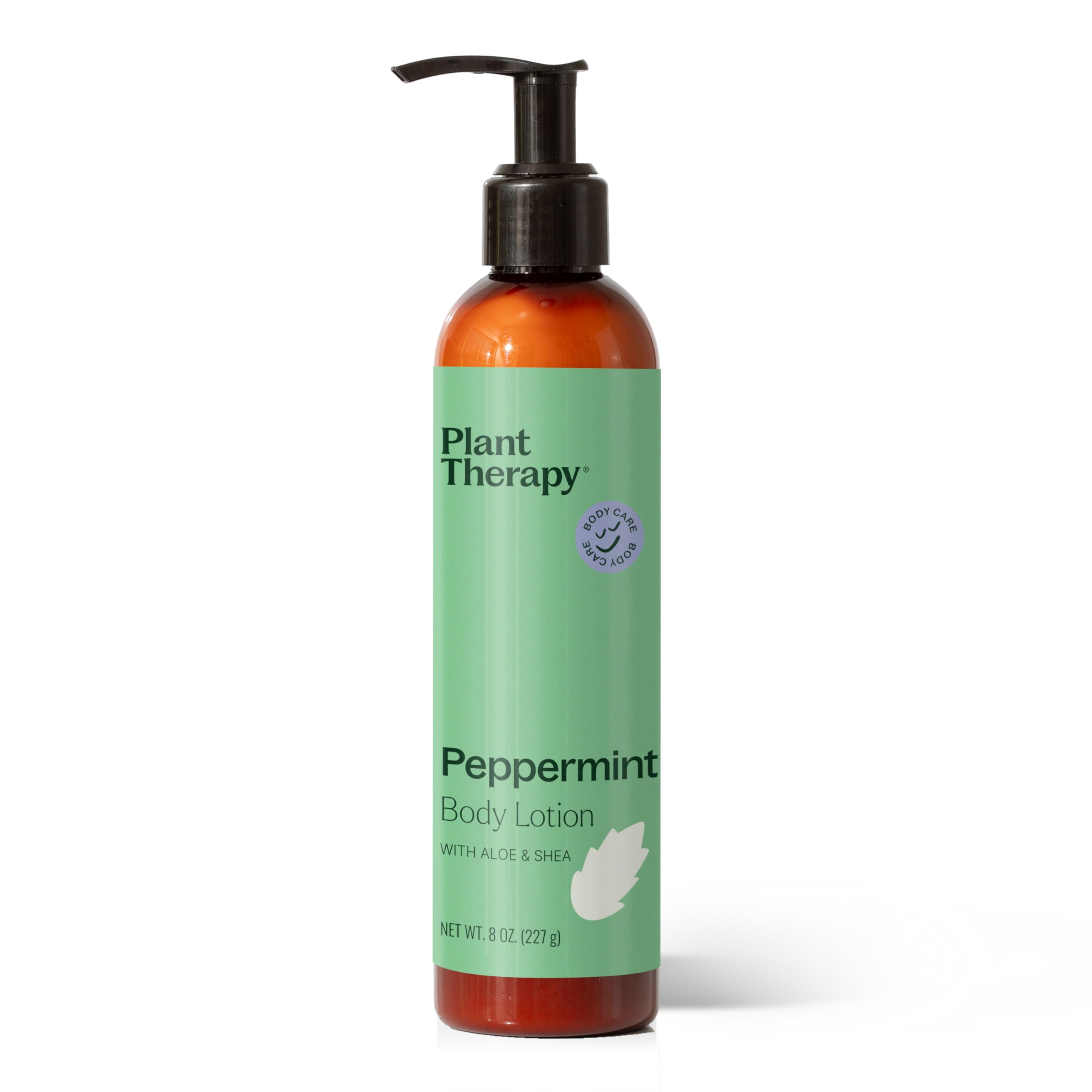 Loción corporal de menta Plant Therapy con aloe para hidratación suave