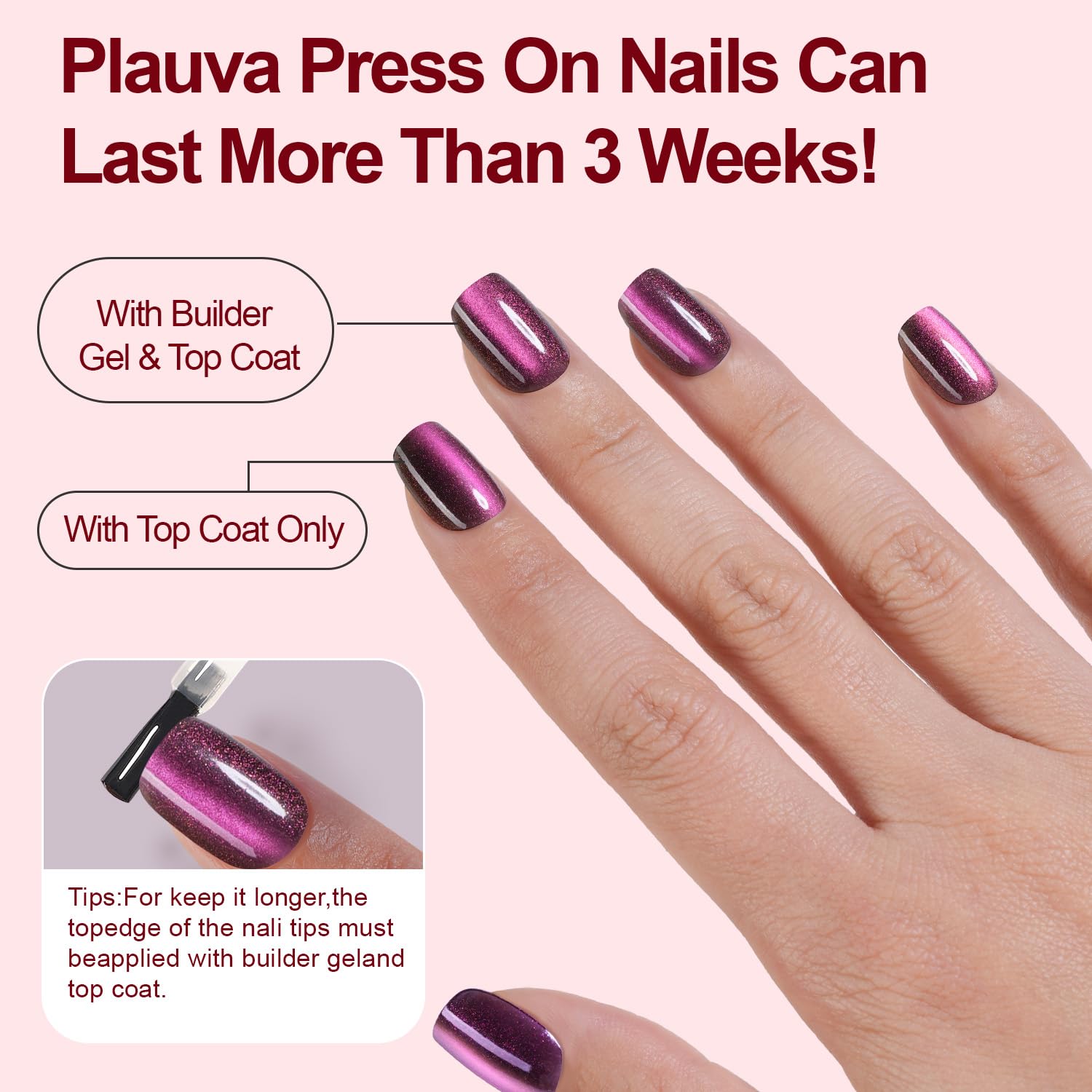 Plauva Uñas disponibles en 15 tallas diferentes