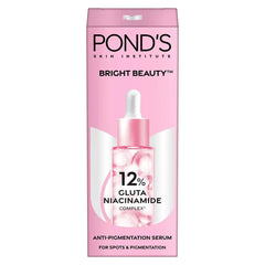 POND'S Sérum Iluminador en botella, con 12% Gluta-Niacinamida para brillo radiante.