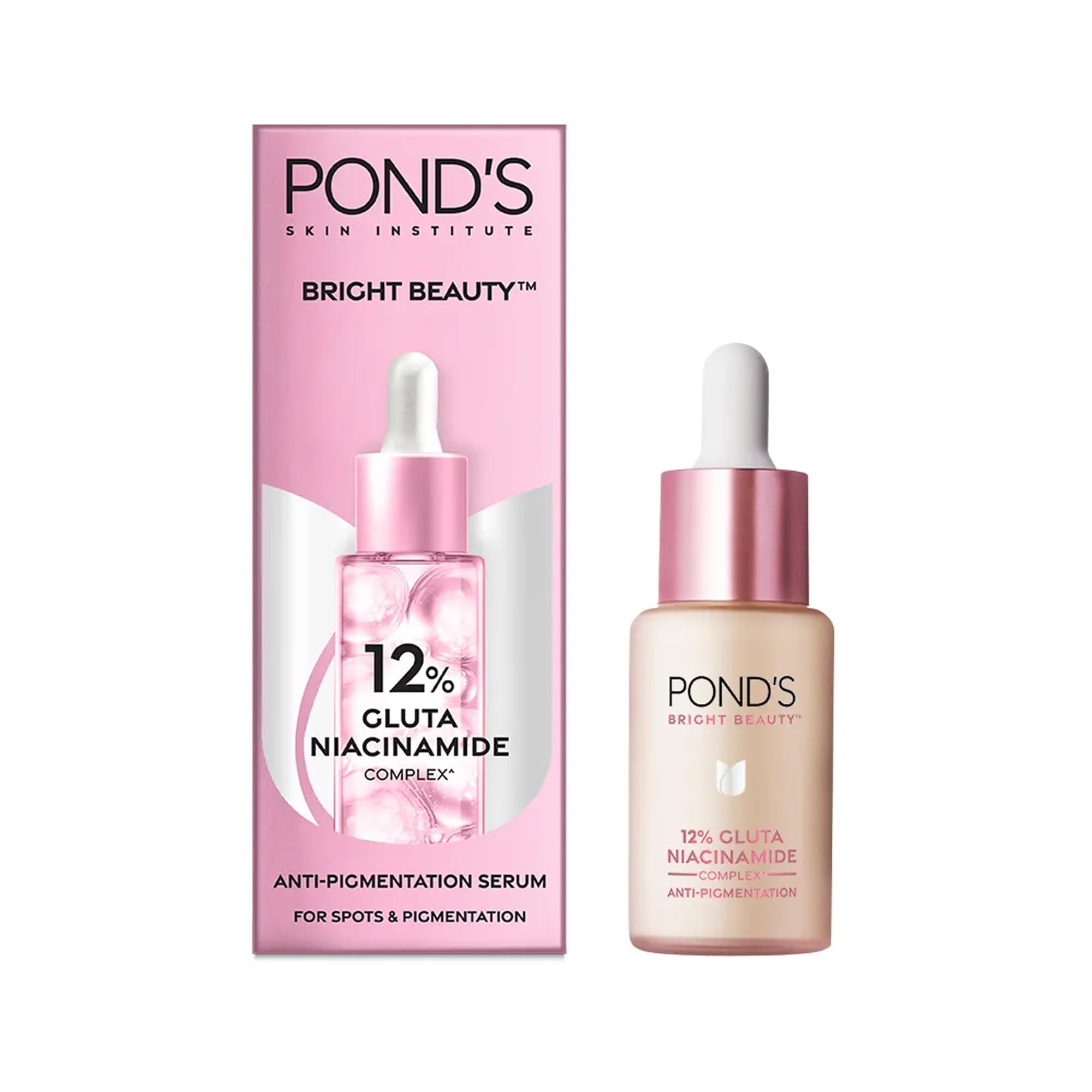 POND'S Sérum, dos gotas para piel más luminosa.
