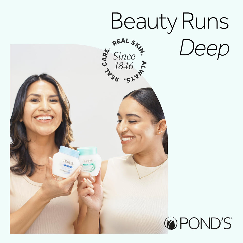 POND'S Crema S Extractos botánicos, mezcla natural para piel suave.