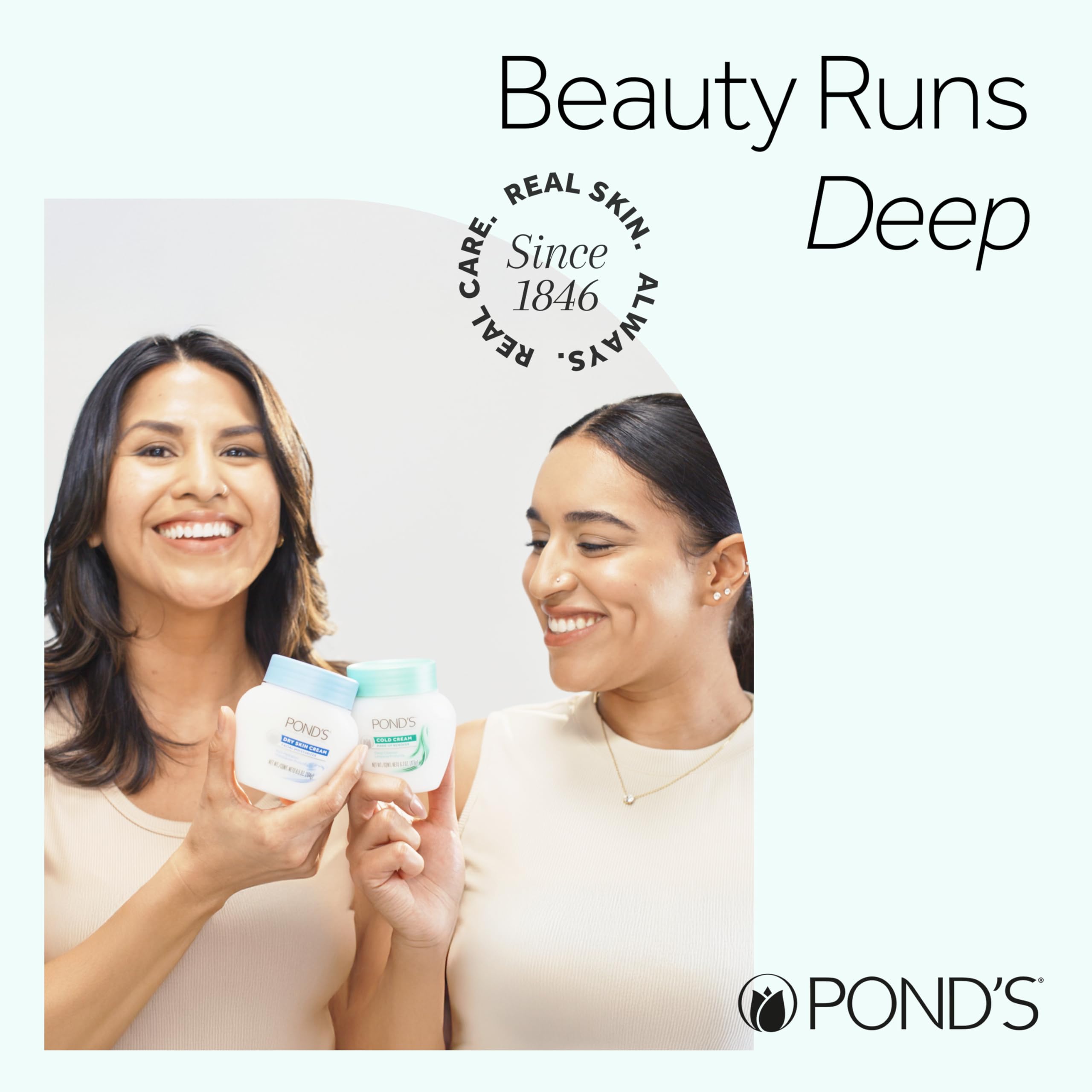 POND'S Rejuveness crema: dermatológicamente testada para uso diario.