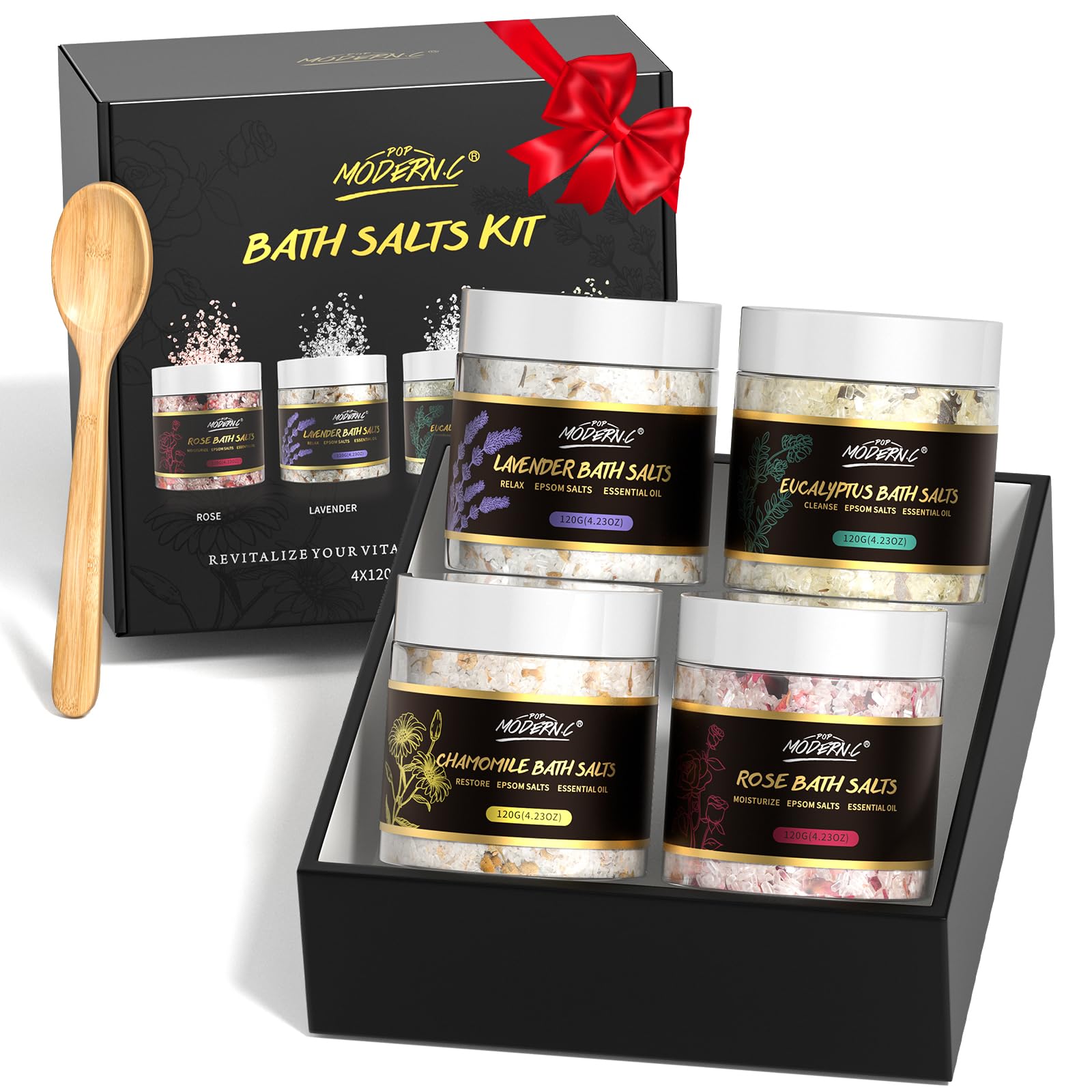 POP MODERN.C set regalo de sales de baño en estuche para regalo