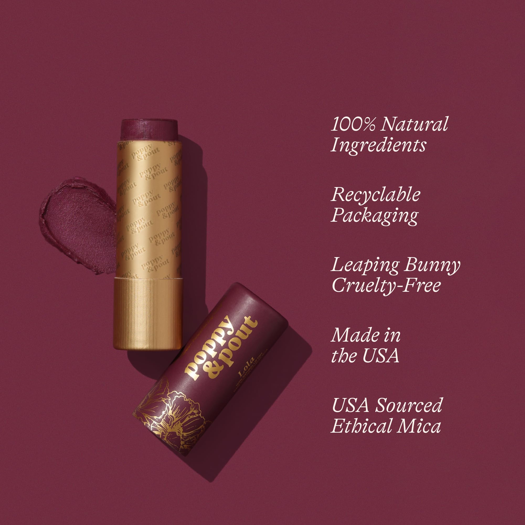Poppy y Pout Lola: muestra color suave para uso diario.