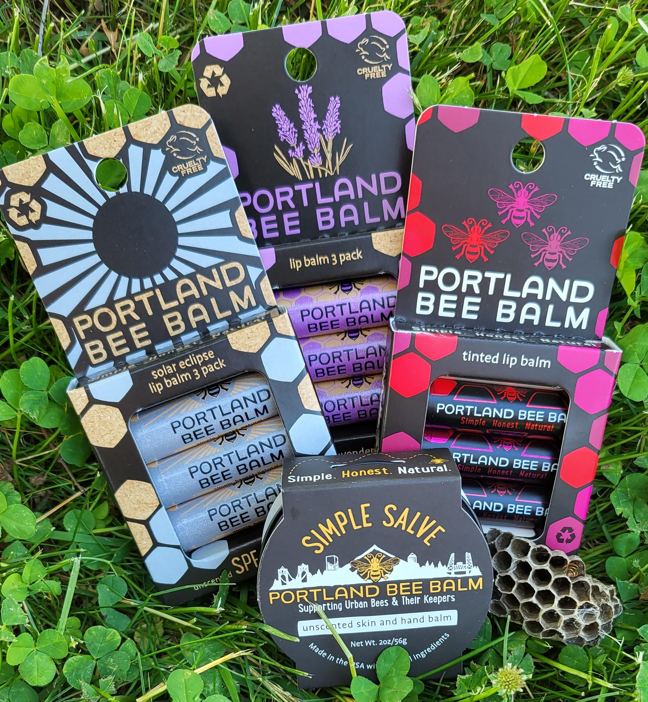 Portland Bee Balm cera de abejas natural aporta proteccion suave.