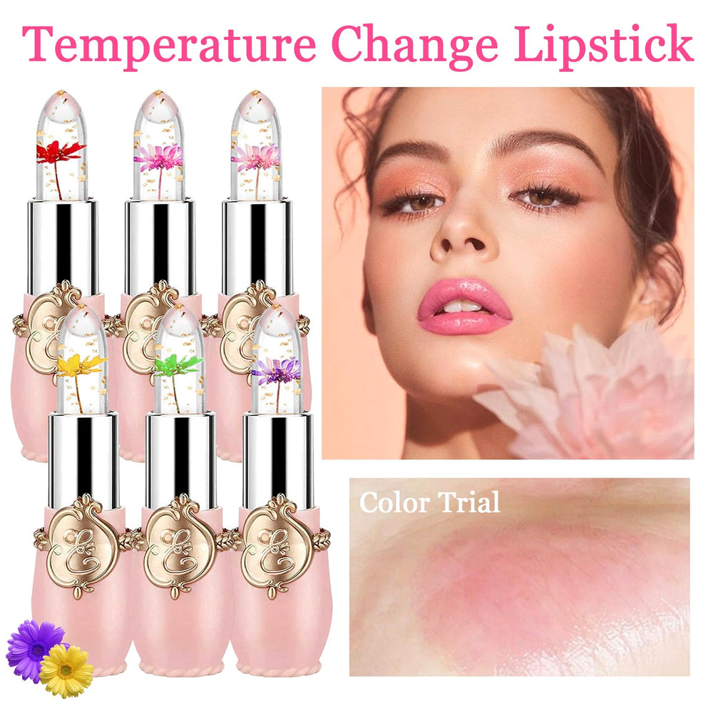 PPPanYiDi brillo labial jelly cambia color según la temperatura.