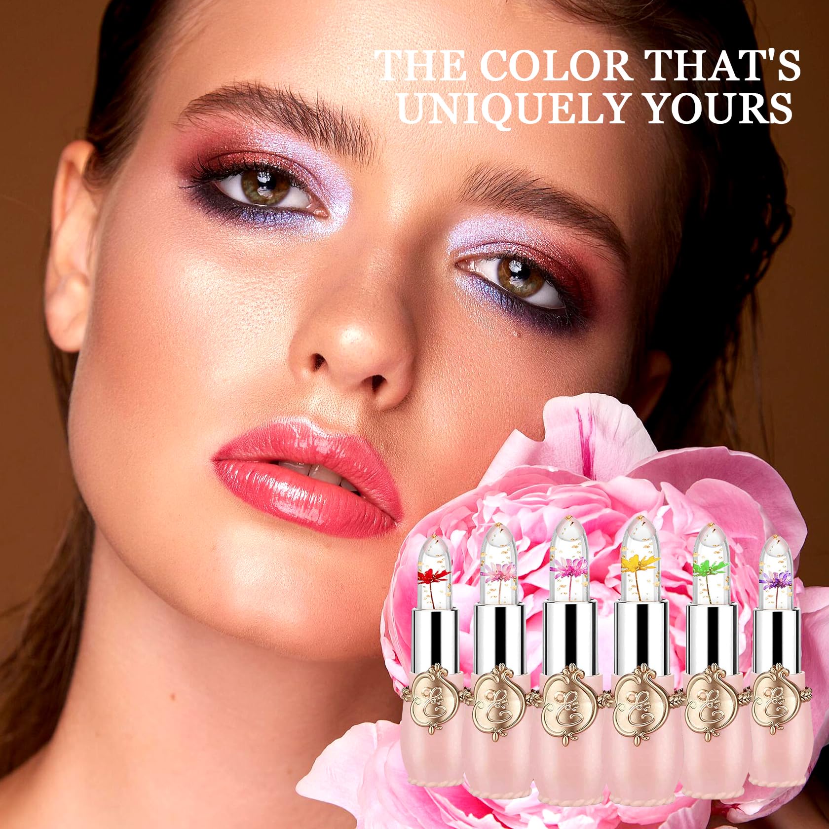 PPPanYiDi kit labiales jelly de 6 unidades para hidratación y color.
