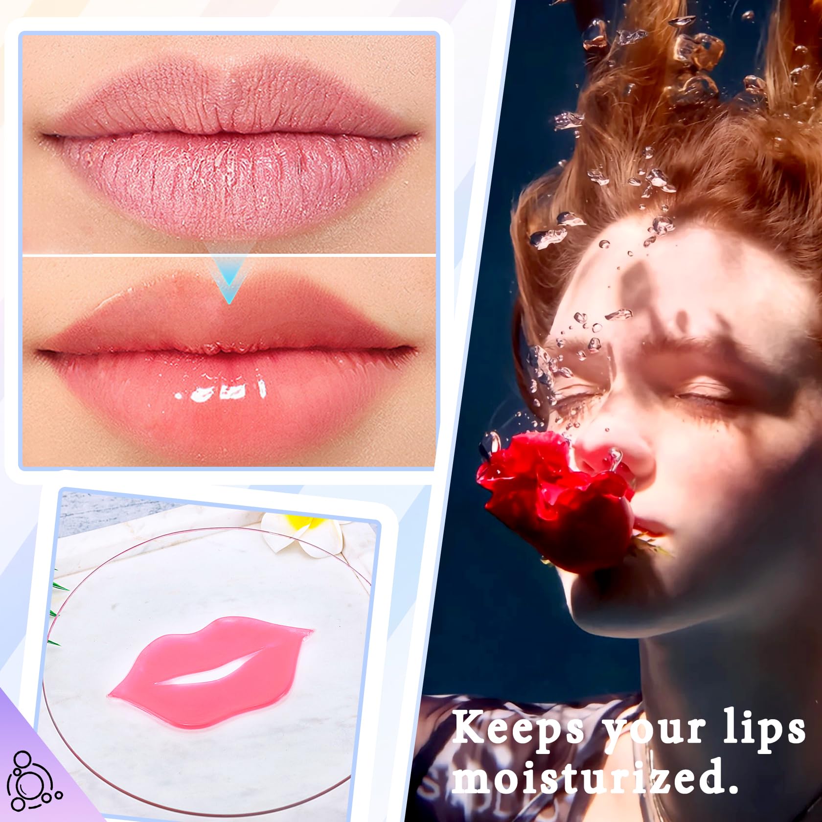 PPPanYiDi textura suave de mascarilla para labios hidratados
