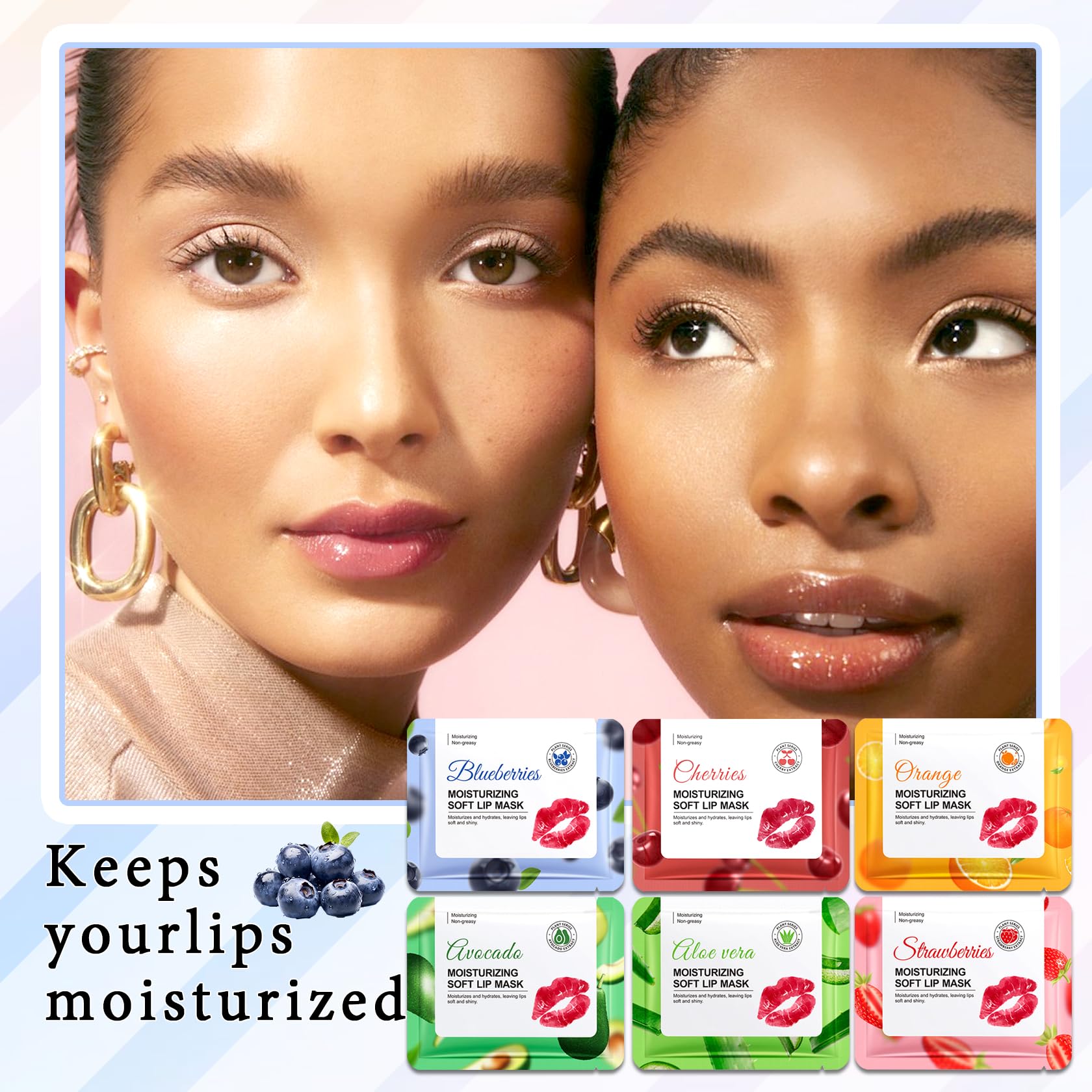 PPPanYiDi labios más suaves tras mascarilla diaria