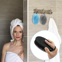 PQRUU diseño de dos lados, exfoliación suave y estimulación de circulación