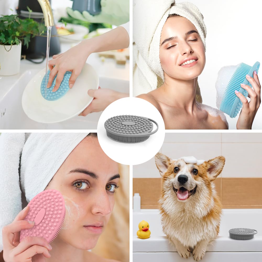 PQRUU estropajo cocina silicona, limpieza higiénica y duradera