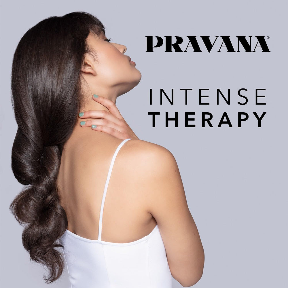 PRAVANA Intense Therapy Masque suavidad y manejo mejorados tras el uso.