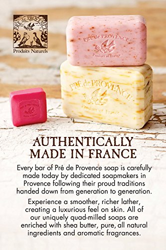 Barra 250 g Pre de Provence Peonia para uso diario.