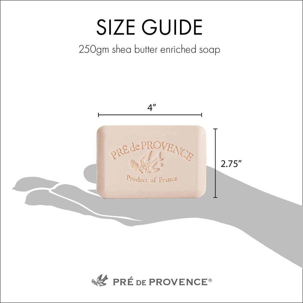 Jabón Pre de Provence cuádruple molienda, textura ultra lisa