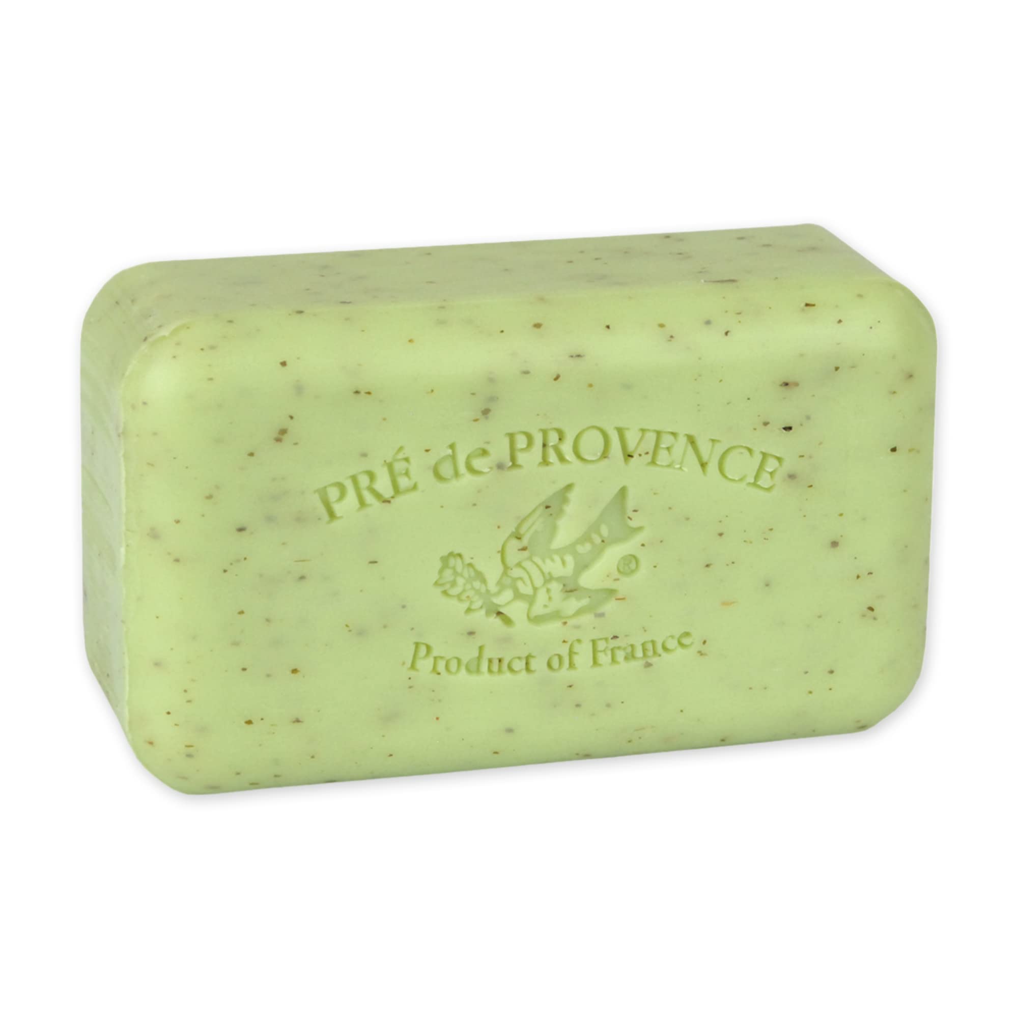 Pre de Provence jabón artesanal con raspadura de lima y exfoliante suave para piel limpia.