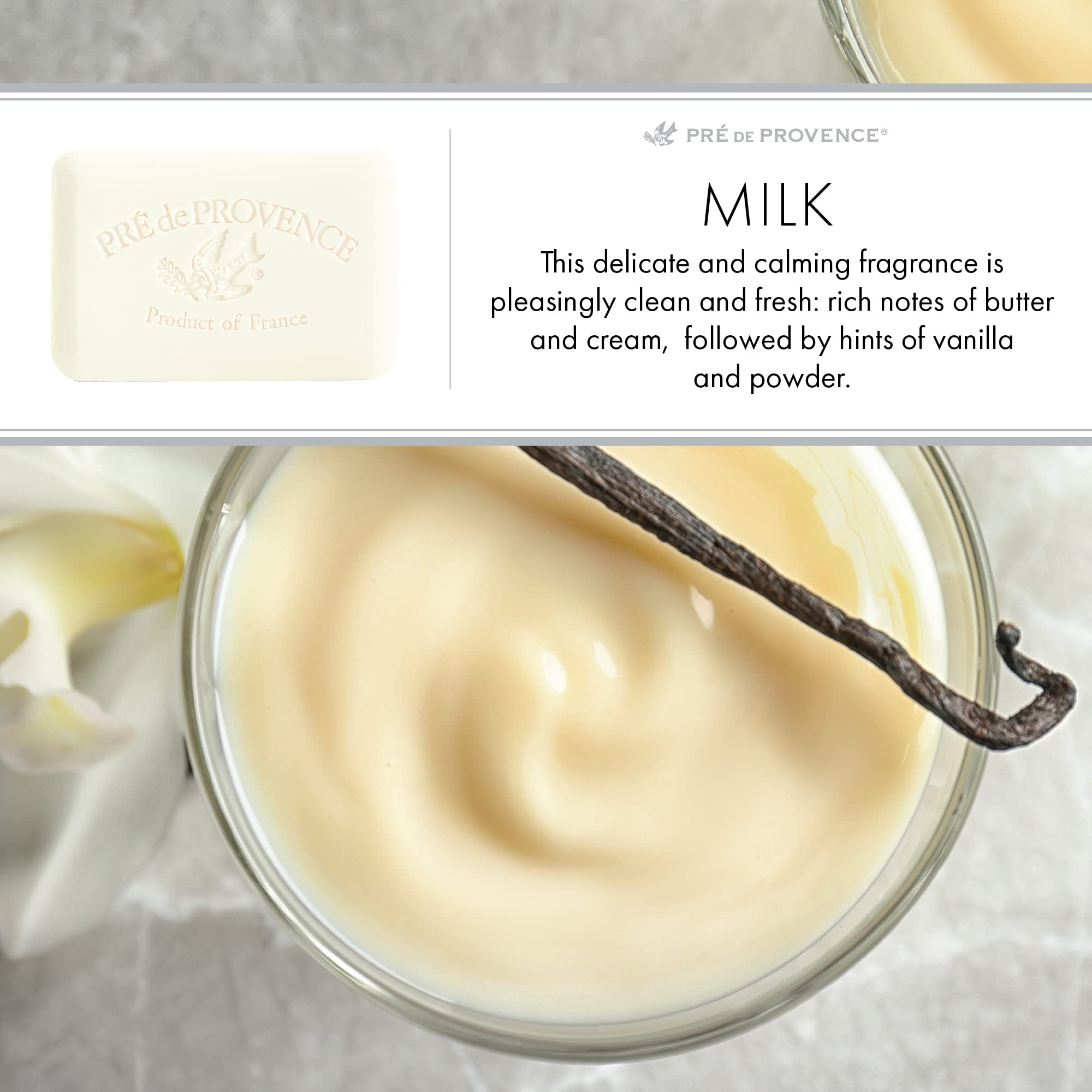 Fragancia leche de Pre de Provence para baño agradable