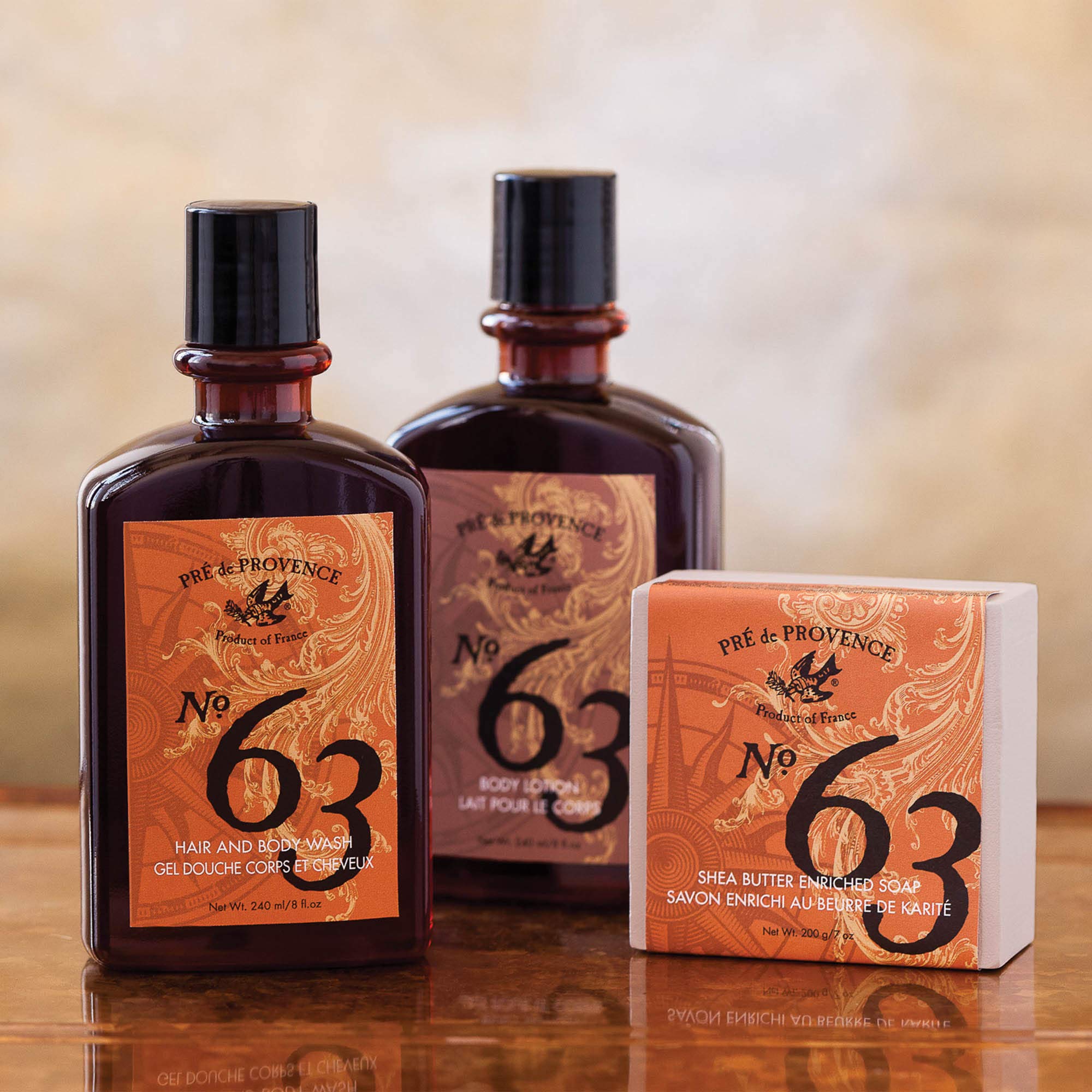 Pre de Provence No63 Aceite para Barba: nutrición ligera y aroma masculino.