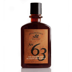 Pre de Provence No.63 gel de ducha frontal, aroma masculino y fresco.
