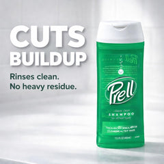 Prell Champú Clásico, espuma densa para eliminar residuos y aceites