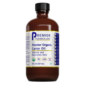 Premier Research Labs Aceite de ricino orgánico para la cara, suaviza y nutre la piel.