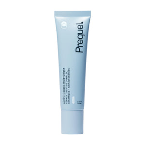 Prequel Skin crema hidratante en envase para piel seca y sensible.