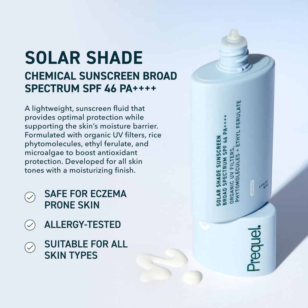 Prequel Skin Solar Shade hidratación continua con glicerina para piel seca.