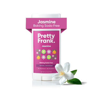 Pretty Frank desodorante natural en bastón con jazmín, protección suave para la piel sensible