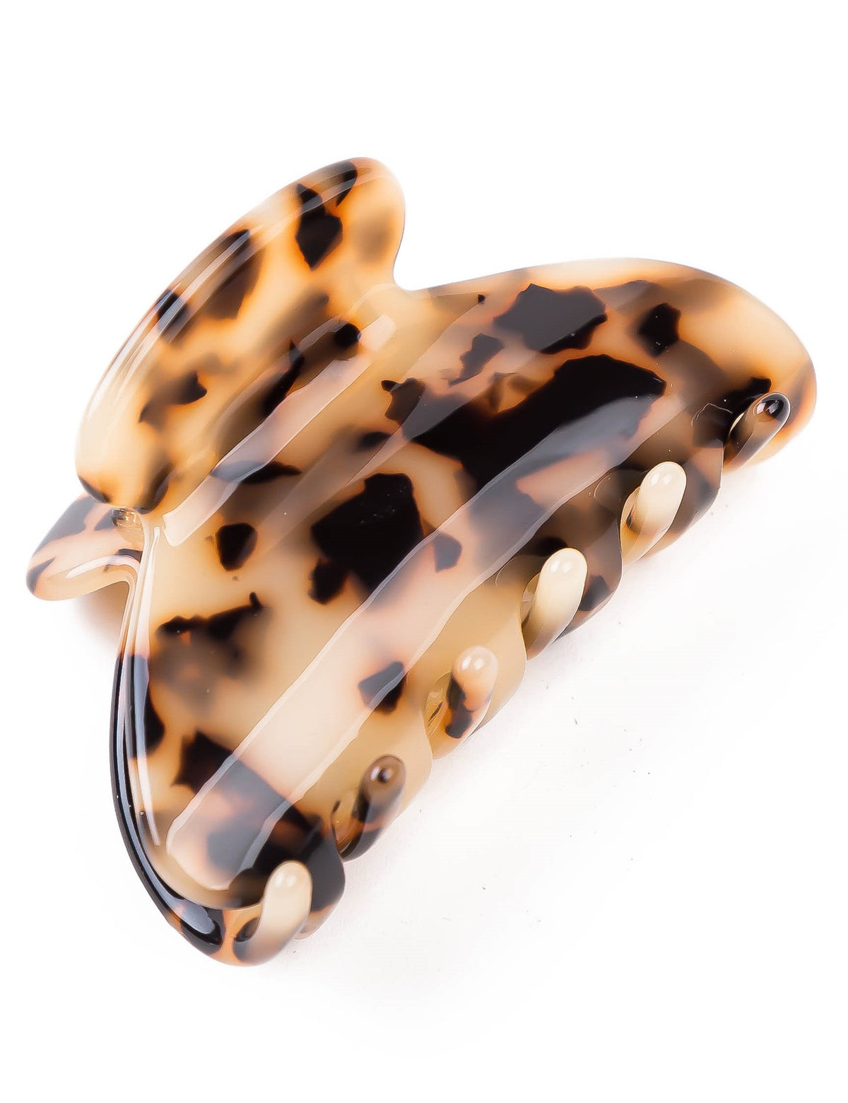 Prettyou pinza de pelo acetato textura concha tortuga para un estilo elegante