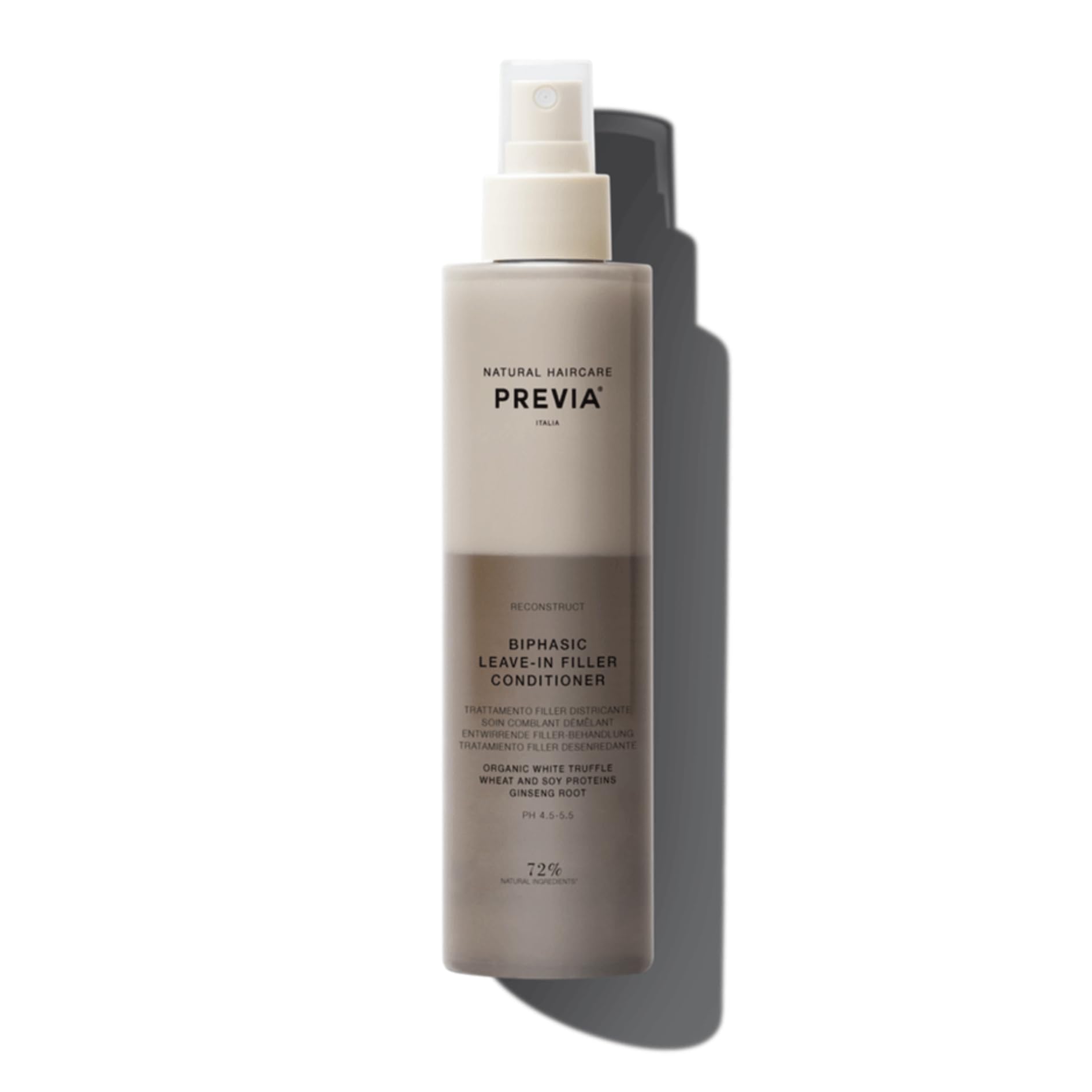 PREVIA botella-vertido: hidratación instantánea para el cabello
