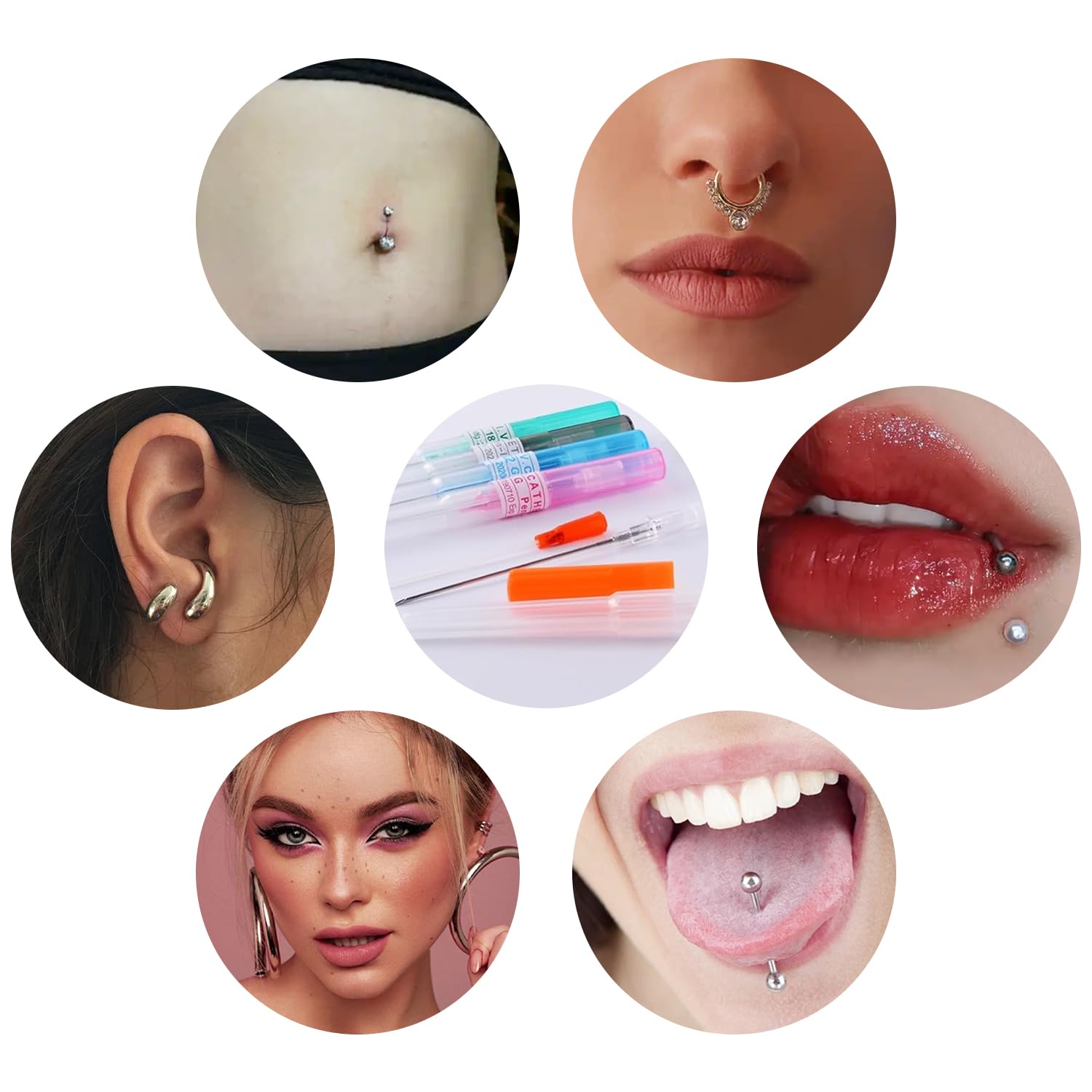 Prgislew Catheter Piercing garantía de satisfacción y soporte al cliente.