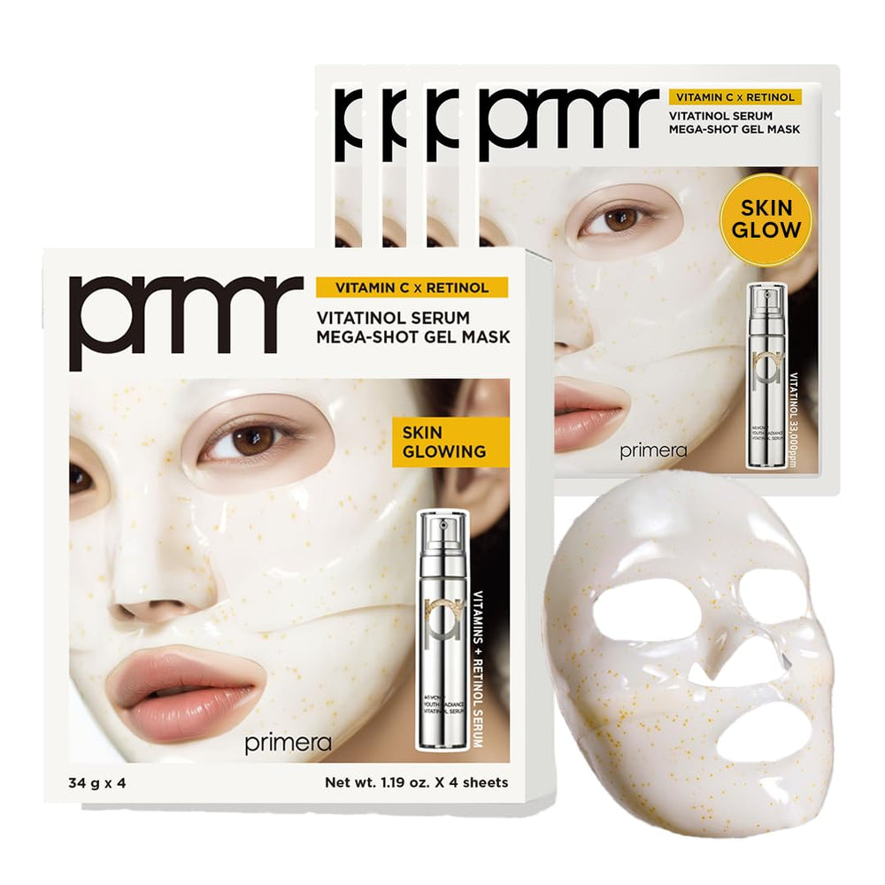 Primera PRMR mascarilla gel suero Vitatinol empaque para cuidado nocturno