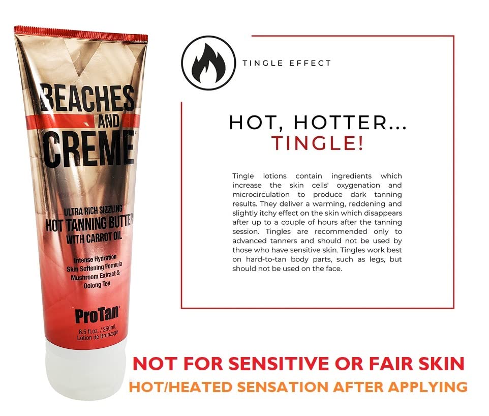 Aceite de raíz de zanahoria de Beaches & Creme nutre la piel durante la aplicación.