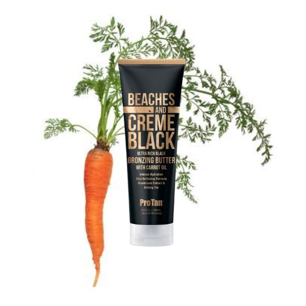 Pro Tan Beaches & Crème Black Butter, aloe vera y vitaminas para piel calmada.