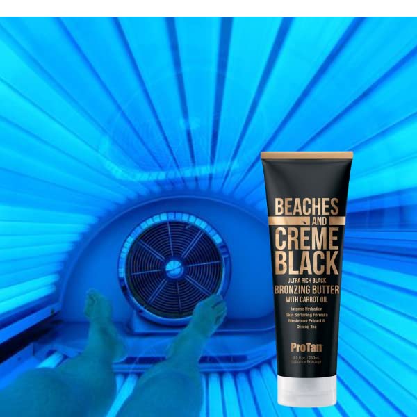 Pro Tan Beaches & Crème Black Butter, fragancia Sweet Summer Days agradable.