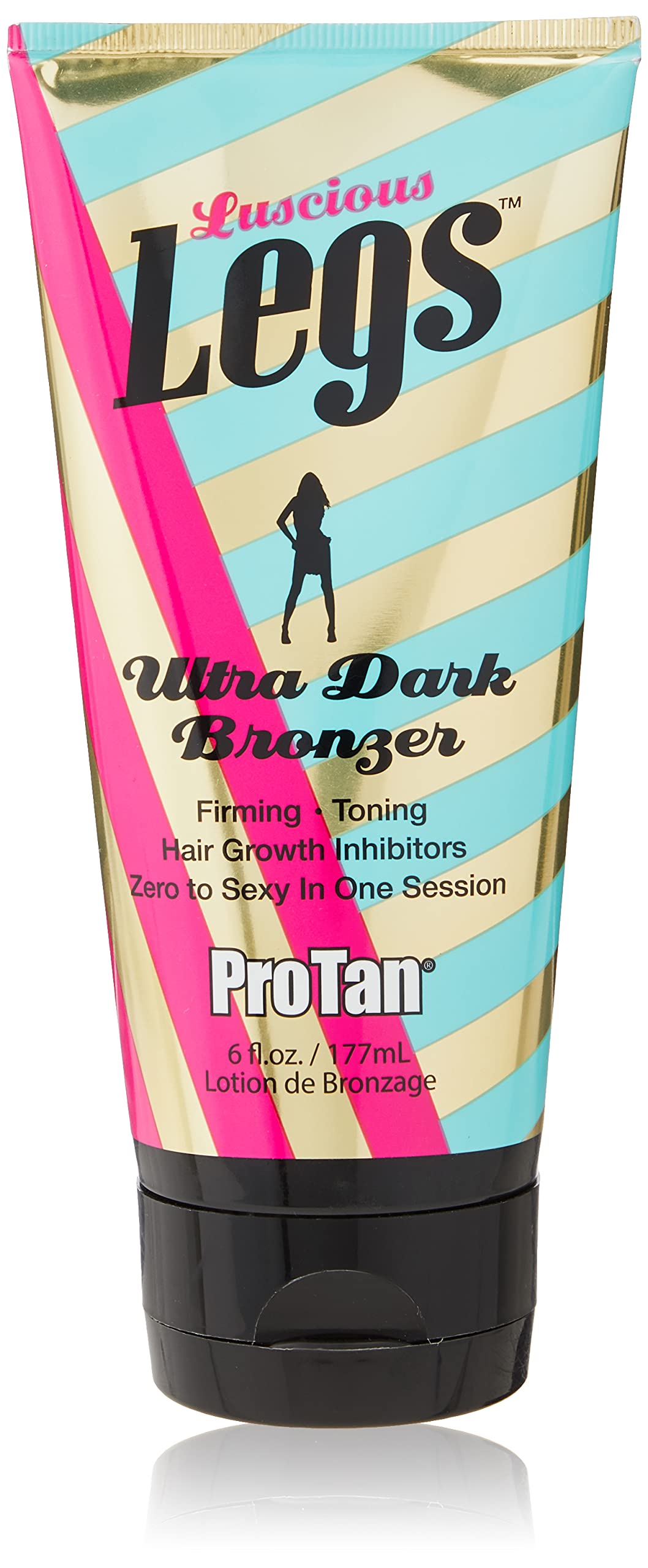 Pro Tan Luscious Legs: frasco de 6 oz para un bronceado uniforme y suave.