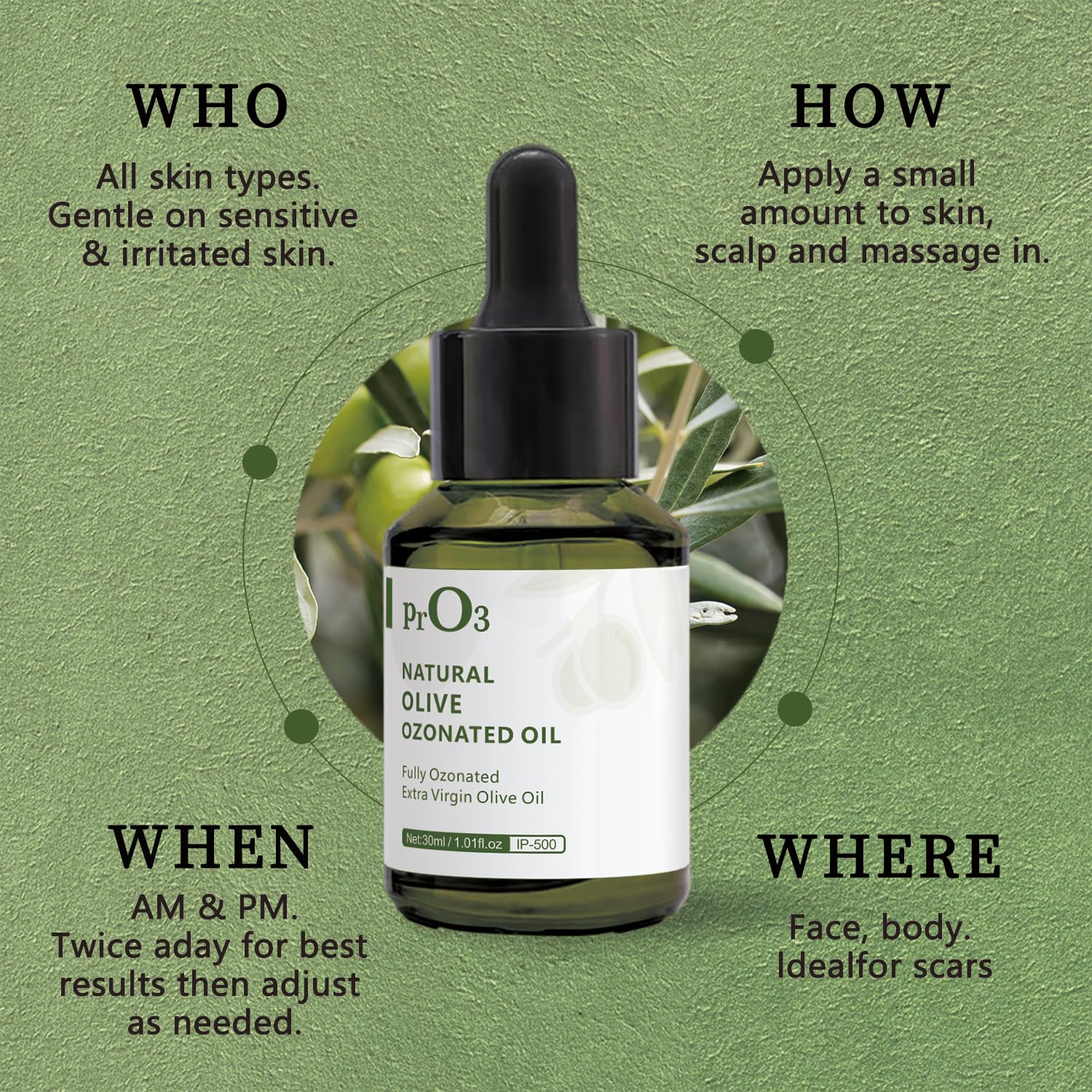 PrO3 Aceite de Oliva Ozono, almacenamiento recomendado para calidad