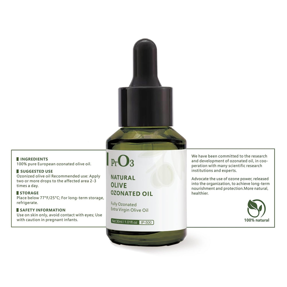 PrO3 Aceite de Oliva Ozono, ingredientes de Europa del Norte