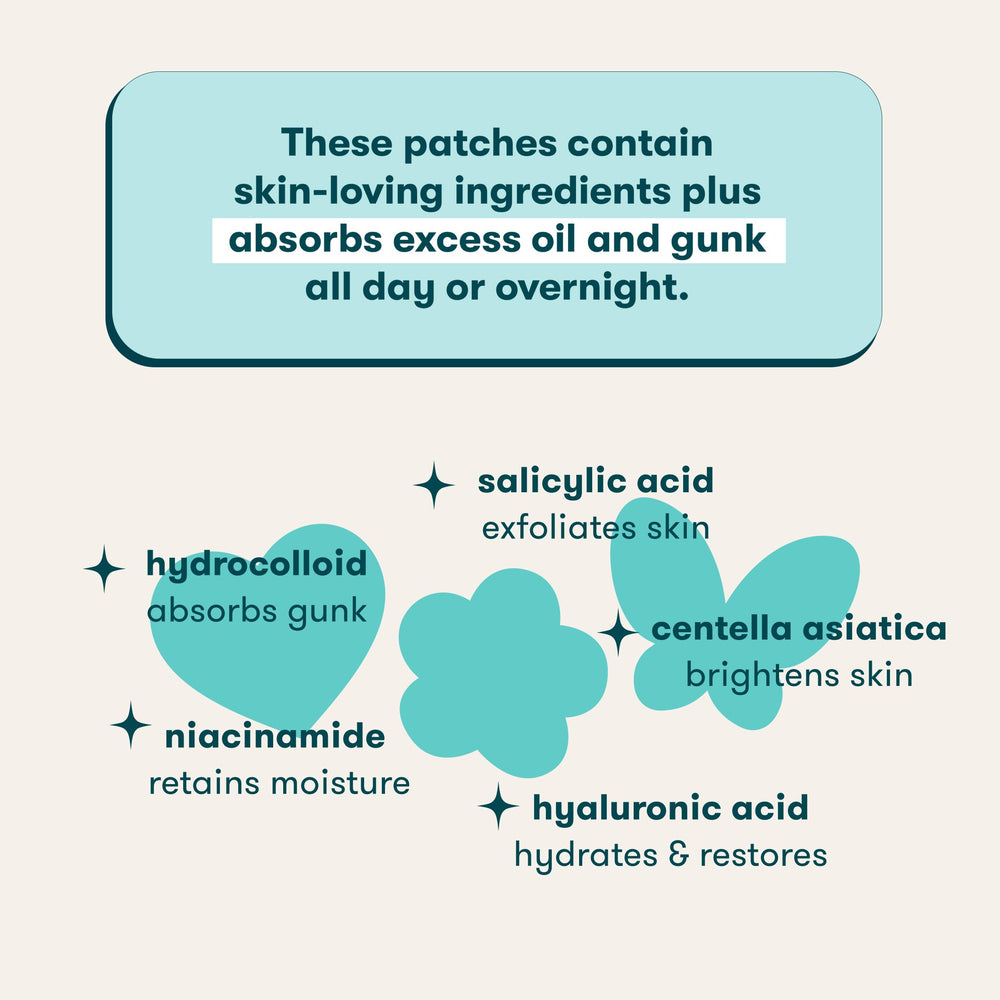 Proactiv Zits Happen Parche Corazón para uso rápido
