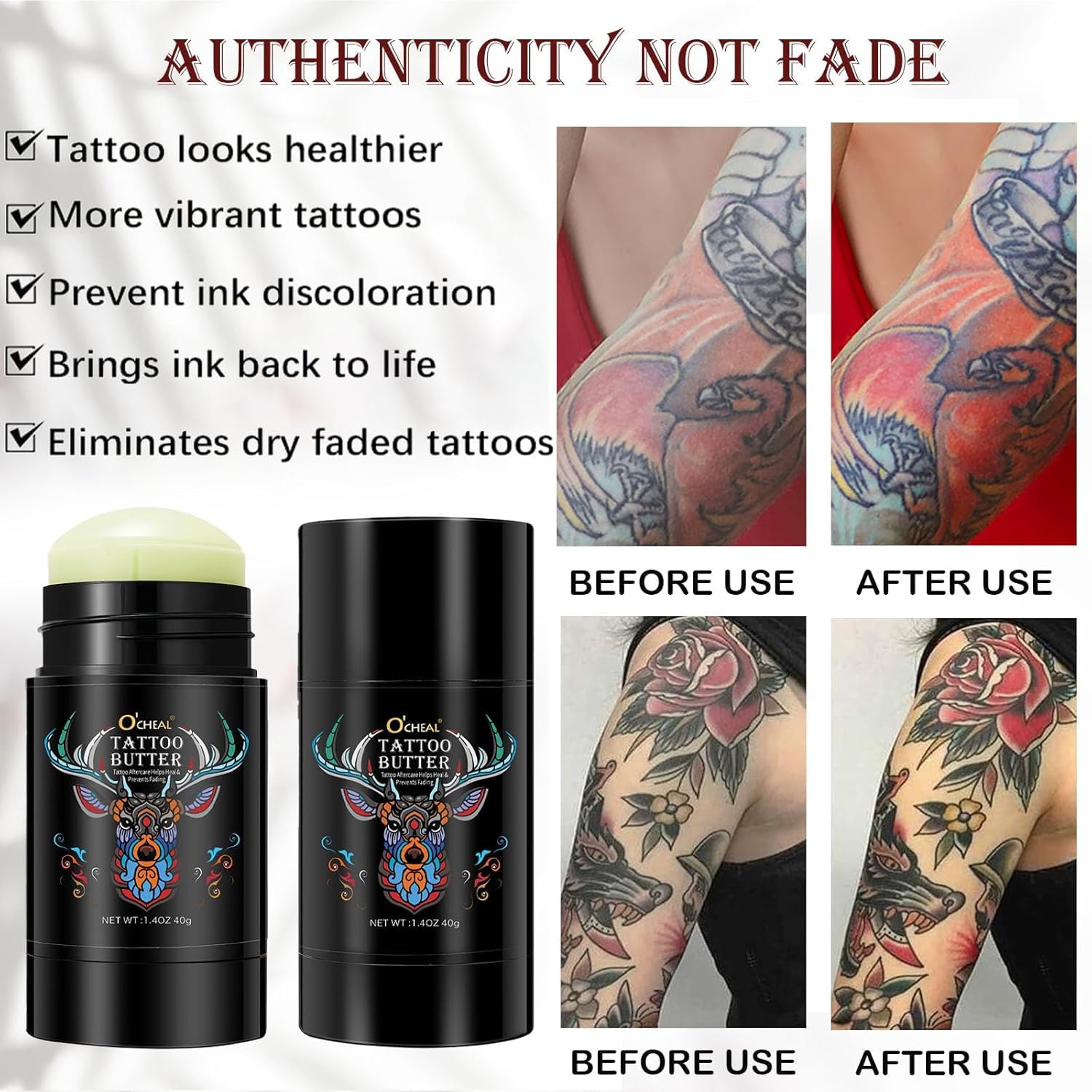 Proamate balsamo cuidado tatuaje nutricion con manteca de karite para piel sensible.