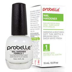 Probelle endurecedor de uñas: envase compacto para iniciar el fortalecimiento.