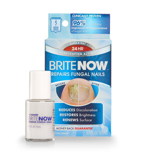 ProClearz Brite Now con aplicador guía la aplicación en uñas dañadas