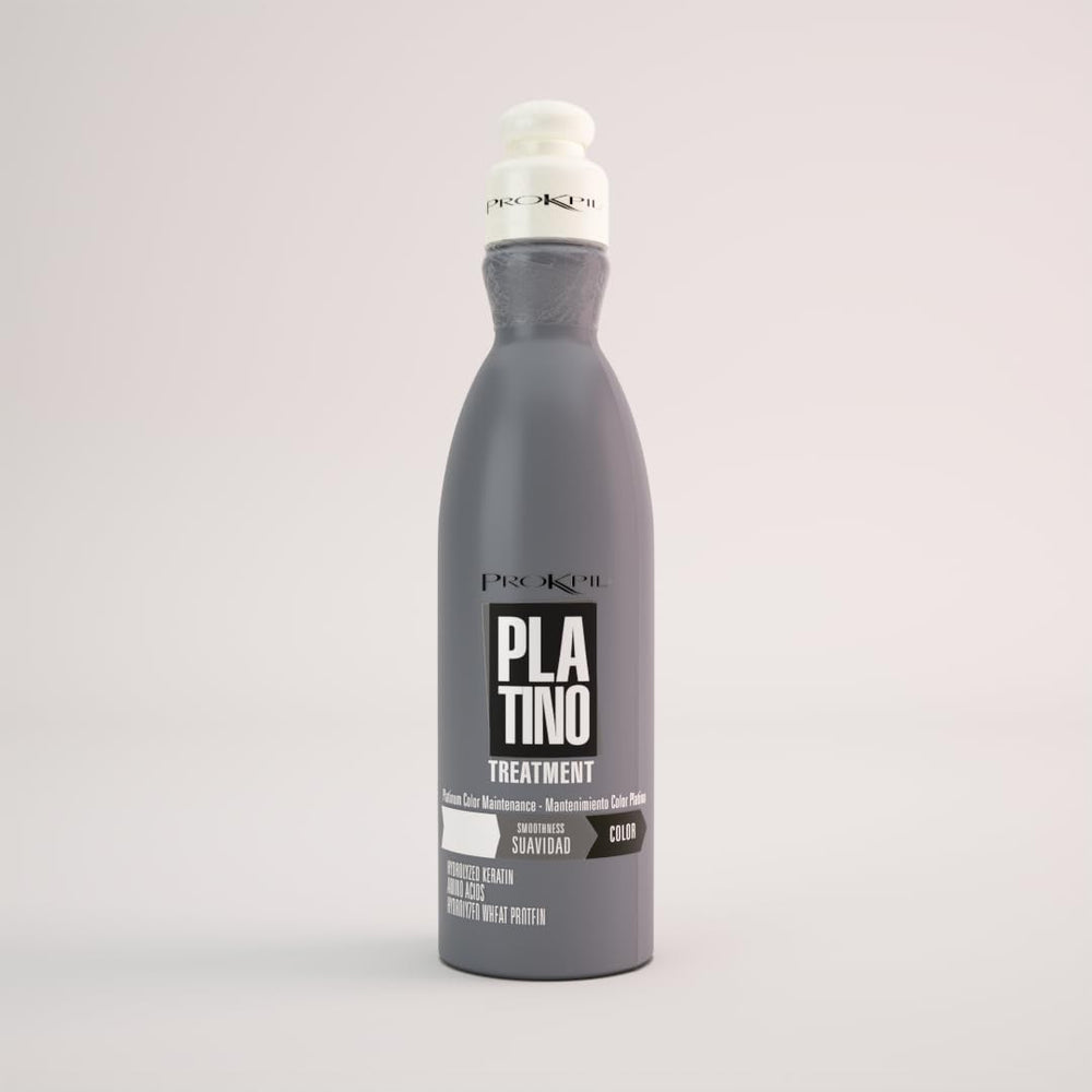 Prokpil máscara platino: realza color plateado y brillo duradero para cabello teñido