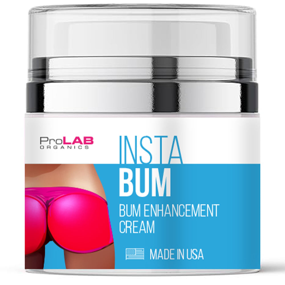 ProLab Organics InstaBum crema, levantamiento de glúteos para mayor firmeza