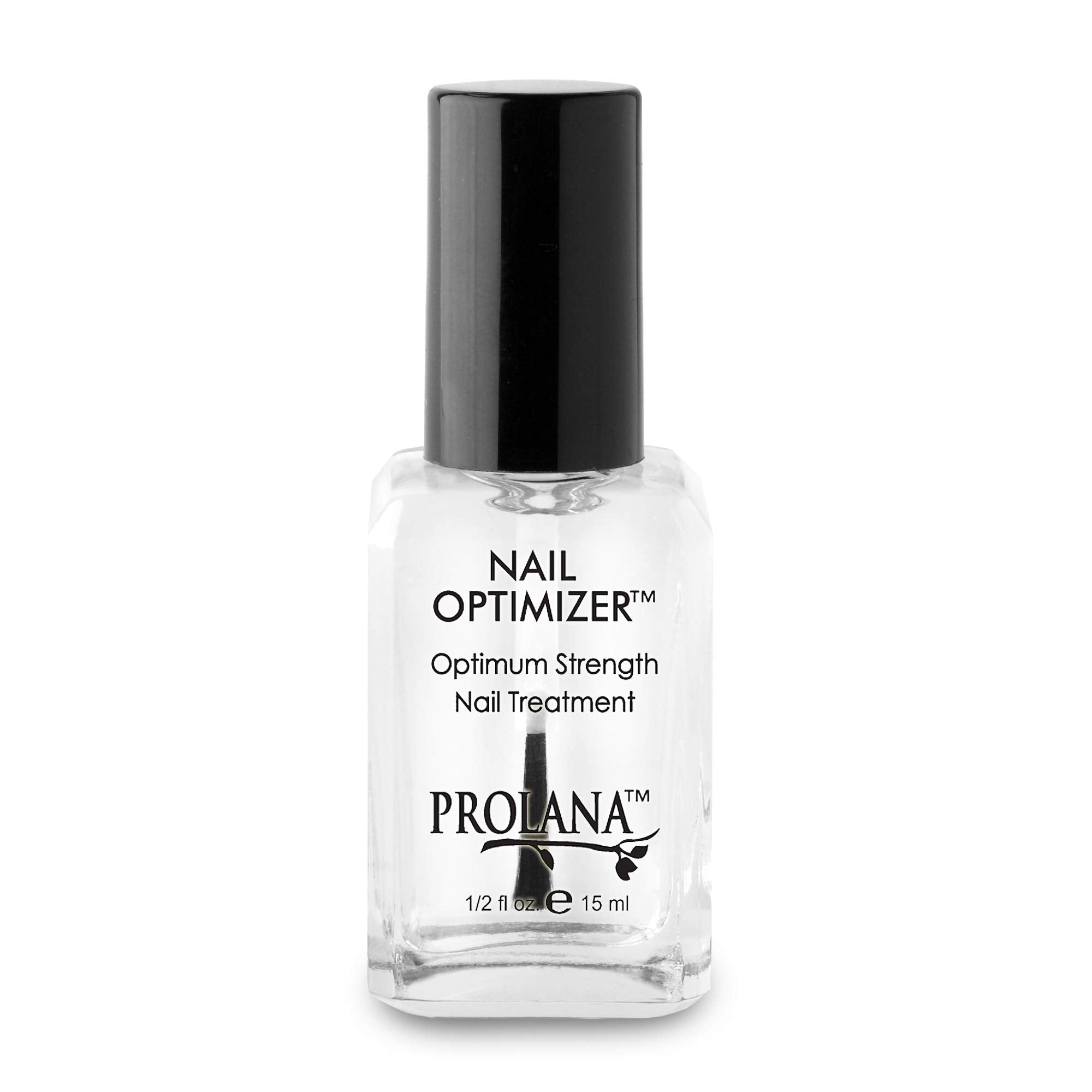 Prolana Nail Optimizer – acabado claro y brillante para manicura duradera.